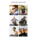 Verbex G02 Black AI Glasses Smart Glasses Bluetooth Glasses Translation Glasses Listen to music, answer calls, Wi-Fi transmission, voice wake-up weather forecast, ChatGPT image 8