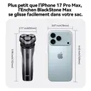 Rasoir électrique ENCHEN Blackstone Max 100 % étanche avec têtes flexibles 3D et tondeuse de précision rétractable, 1 pièce. image 5