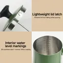 STARESSO Pour Over Kettle for Manual Drip Coffee and Tea with Thermometer, 17oz Gooseneck Kettle with Flow Control & Scale Lines ,Stainless Steel Water Kettle for Stovetop,500ml, Green, 1Pack, K6 image 8