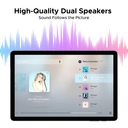 DOOGEE Tab A9 Pro+， Android Tablet， 11-inch， 30GB RAM+128GB ROM (2TB Expandable)， Octa-Core， 90Hz HD Display， 8580mAh， 5G WiFi， Widevine L1， Dual Speaker， Face Unlock， Blue image 7