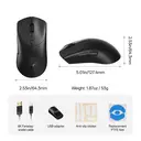 RAPOO VT7 Wireless Gaming Mouse， True 8K Wireless Polling Rate， 53g Lightweight， Up to 750 Hr Battery， Nordic nRF54L15 MCU， 100-Million Mechanical Switch， 10 Programmable Buttons - Black image 7
