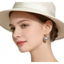 VoxorAI -EH5-Grey-High-end Pearl Earrings, Drop Earrings, Luxury, High-end Fashion, Niche, Versatile, New Arrival, Bestseller, 14mm image 6