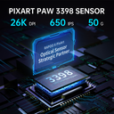 RAPOO VT9Pro 4K Souris gaming sans fil - Noir image 8