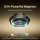 Baseus PrimeTrip C03sPro Magnetic Wireless Car Charger Mount (Stick-On Type, Cosmic Black) image 8