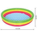 Bestway Pataugeoire gonflable enfants à 3 anneaux multicolore image 2