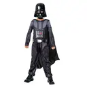 Star Wars Darth Vader Dress Up Costume with Lightsaber 5-6 Years image 0