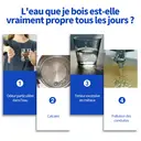 VIVREAL Carafe filtrante avec minuteur électronique, compatible avec cartouches Brita, matériau ABS - 2,4 L image 2