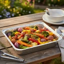 Caroline Square Foil Tray - 60oz (2-Pack) 227 x 227 x 38mm image 2