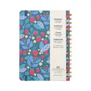 Jubiluu Carnet ligné A5 à spirales et couverture rigide florale - Berry Floral image 6