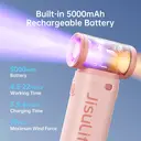 JISULIFE Life 9 Turbo ventilateur portable - Rose image 2