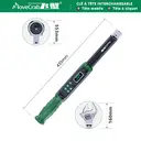 MoveCrab Clé dynamométrique numérique avec têtes interchangeables, réglage de précision de 6,8 à 135 Nm/5 à 99,6 pi-lb et embouts à cliquet et à fourche image 6