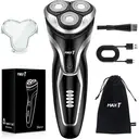 Lachen RMS7109-USB-BLK Men's USB Rechargeable Electric Shaver Black Portable Cordless Razor image 0
