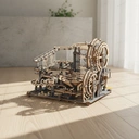 Robotime ROKR Puzzle 3D en bois Circuit à billes Ville de nuit 32,5 x 21,4 x 22,8 cm, 1 pièce, décoration à la maison, décoration d’étagère,Cadeaux artisanaux pour adultes et adolescents,Jouets éducatifs image 1