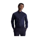 CALVIN KLEIN Stretch Slim Shirt Night Sky MEN'S 40 image 1