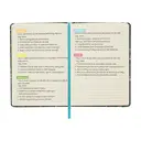 Jubiluu Carnet ligné A5 à couverture rigide texturée avec marque-pages et élastique - Forest Foliage image 7