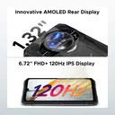 DOOGEE S200 Plus Rugged Smartphone 5G, Dimensity 7300, (16GB+20GB)+512GB with 1.32" Dynamic Rear Screen Android 15 Rugged Phone, 10100mAh, 100MP+20MP Night Vision Camera, 6.72", 120Hz, NFC, Gemini AI image 3