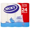 Nicky Soft Touch Toilet Tissue, 2-Ply, 24 Rolls image 0