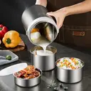 Maxcook MCTG0856 Boîte repas verticale isotherme étanche en acier inoxydable 316 avec large ouverture - 1,5 L image 5