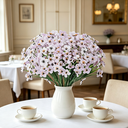 4Pcs 13in/33cm
Artificial Flowers for Outdoor,No Fade Fake Plastic Flowers Faux Plants for Decoration Hanging Planters Indoor Outside Garden Porch Window Box Home Wedding Farmhouse(white) image 0