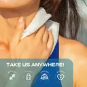 SUNKISS TrustPlus Bathing Wipes with Aloe, Extra Thick 8"x12" Body Cleansing Wipes for Adults Sensitive Skin, Camping, Travelling, Gym, Caring, 40 Count image 5