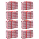 8-piece practical down comforter storage bag, space-saving, can be used to store clothes and bedding.68*50*24cm  red image 0