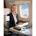 AsperX Laptop Power Bank, 165W 20,000mAh, Retractable Cables, Aluminum Alloy Unibody Portable Charger Power Bank, Battery Bank for MacBook Pro/Air/iPhone 17/iPad Pro/S25 Ultra/Dell/HP(TSA-Approved) image 3