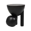 Fifty Five South Walsa Side Table Ball Mango Wood Black image 1