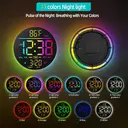 HATITANG PH-10 10" Digital Wall Clock Black image 7