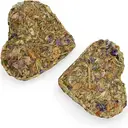 Rosewood Naturals Apple & Pansy Nibble Hearts Small Animal Treats, 120g image 1
