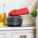 Dexam Single Oven Glove Love Colour 100% Cotton Scarlet Red image 1