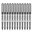Deli Gel Ink Pens, Office & School Supplies, 0.7mm Medium Point, Black, 12-Pack image 2
