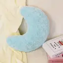 Cute Plush Pillow for Couch Bed Sofa Soft Half Moon Star Pillow with Room Decor for Bedroom Living Room Dorm Birthday Party Favors,moon image 0