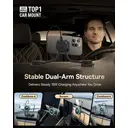 Baseus PrimeTrip C03sPro Magnetic Wireless Car Charger Mount (Stick-On Type, Cosmic Black) image 7