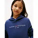 Tommy Hilfiger Sweat à capuche essentiel enfant bleu marine crépuscule Taille-6 image 3
