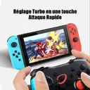 Rexsun Manette sans fil Bluetooth ergonomique - Rouge/Bleu image 4