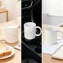 Alphynix 1 Mug Nouvel An 2026, tasse à café 33cl Bonne Année avec étoiles dorées pailletées, cadeau festif pour amis famille,Le cadeau de la saint-valentin, cadeau d’anniversaire image 5