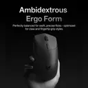 RAPOO VT7 Wireless Gaming Mouse， True 8K Wireless Polling Rate， 53g Lightweight， Up to 750 Hr Battery， Nordic nRF54L15 MCU， 100-Million Mechanical Switch， 10 Programmable Buttons - Black image 3