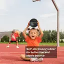 High-quality Rubber Basketball（22"） Size3# Black/Gold image 3