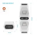 FIXED Double station de charge de manettes sans fil pour Xbox Series S, X et One, blanc image 4