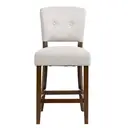 Bar Stool Oakridge Light Grey/Walnut image 1