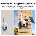 REOLINK G430 – Caméra Motorisée 4MP – Blanche – Avec Panneau Solaire image 6