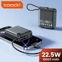 Toocki Batterie externe ultraplate à chargement rapide 10 000 mAh avec entrée/sortie USB-C, 22,5 W PD3.0 QC4+ image 1