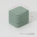 Oirlv Ring Box for Proposal Engagement Leather Jewelry Ring Gift Box 5.3*6*4.5cm 1pcs image 4