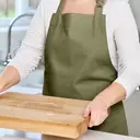 Dexam Apron Love Colour 100% Cotton Olive Green image 2