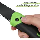 WORKPRO Handsaw Pruning Saw Foldable with Sharp Blades Made of Bi Metal, Multifunctional Folding Saw for Garden, Wood image 6