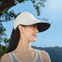 Beneunder BM53024, Spring Women's Ultra Wide Brim Sport Outdoor Sports Breathable Comfortable Cap White, Couple Gift Perfect Gift image 1