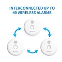 HEIMAN Smoke Detector, Radio Networkable, Wireless Smoke Detector Max. 40 Networkable Fire Alarms, 85 dB, 10 Year Battery, EN14604, with Mute Switch (Model 2SA-1 Piece) image 6