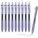 WRITECH Retractable Gel Ink Pens: 0.7mm Medium Point Blue-Ink Color Pen for Journaling Smooth Writing Fine Tip Quick-dry Ink No Bleed Set 10ct image 7