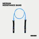 Medium Resistance Band - TPE  Resistance Bands with Handles， Single Resistance Bands， Exercise Bands with Handles， for Resistance Training， Physical Therapy， Home Workouts， Fitness， Pilates image 2