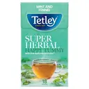 Tetley Super Herbal Digestion Mint & Fennel 18 Tea Bags image 0